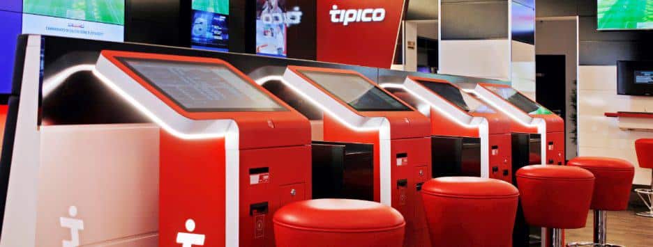 Tipico Terminals mit Wettschein Scanner