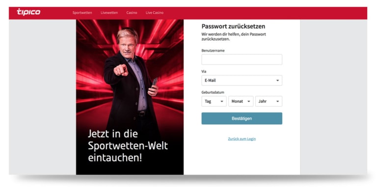 Tipico Login » Bei Tipico anmelden & einloggen | So gehts richtig
