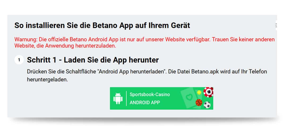 Betano Android App APK 