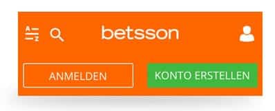 Navigation betsson App