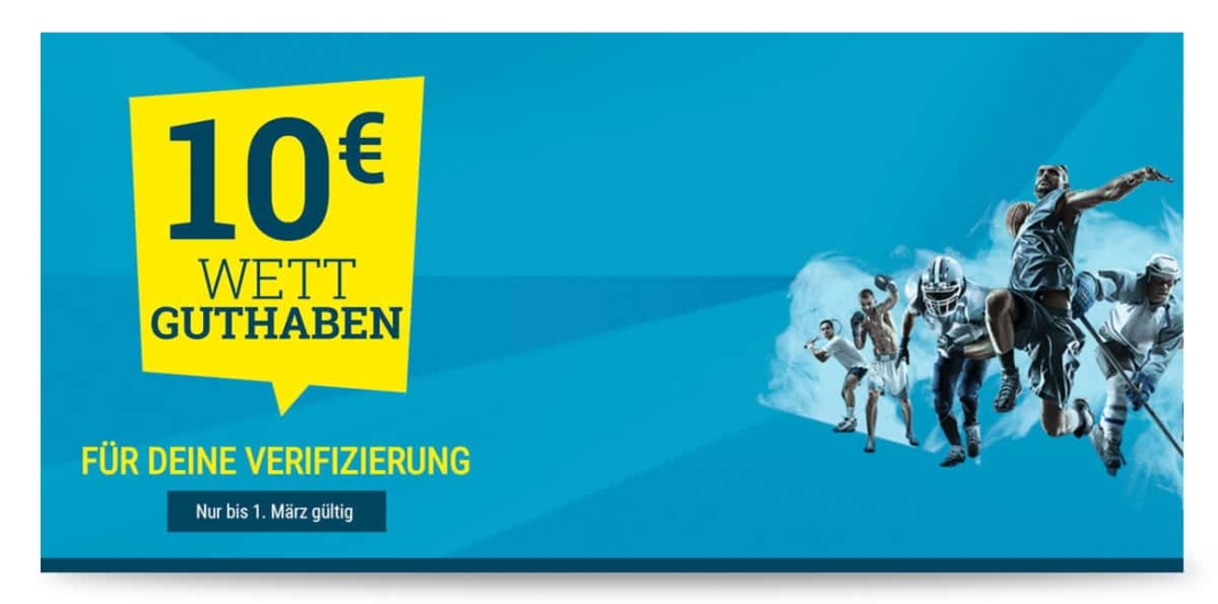 sportwetten.de 10€ Bonus ohne Einzahlung