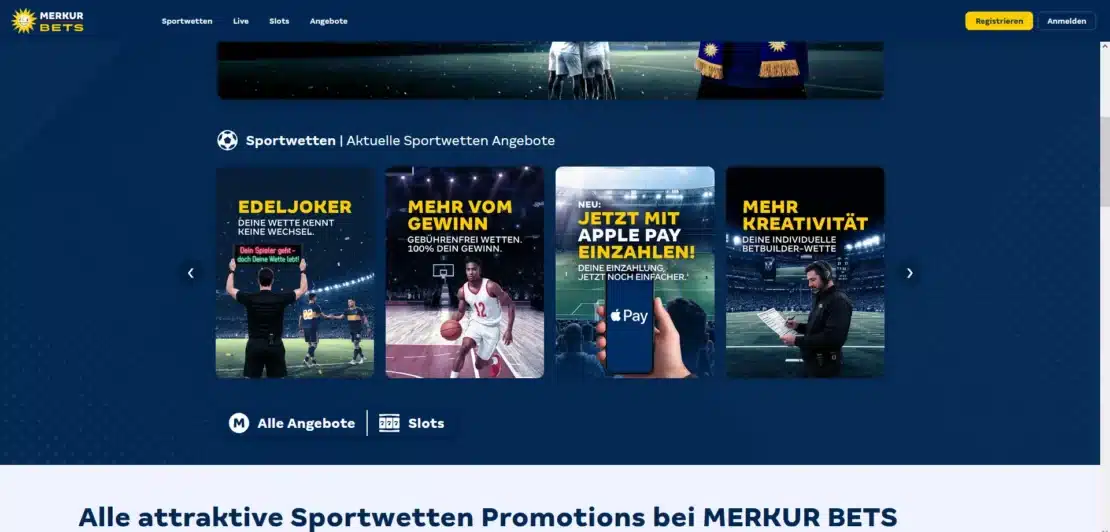Merkur Bets Aktionen für Bestandskunden ohne Promo Code